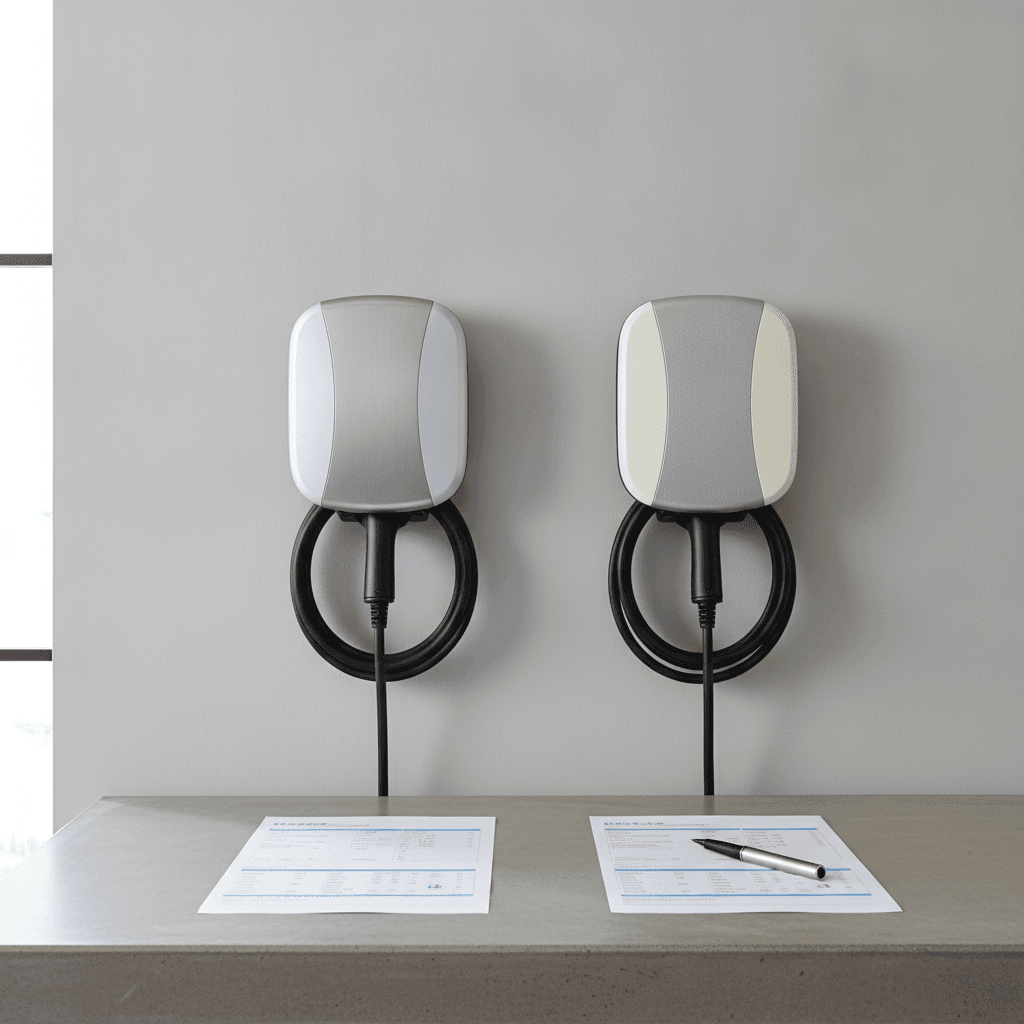 Tesla vs ChargePoint Home Charger Compared
